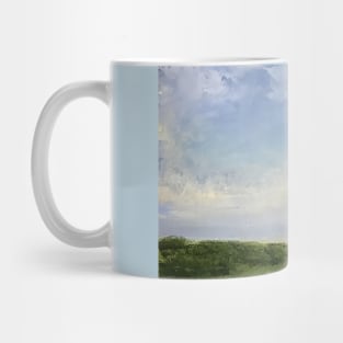 Cobalt Skies Oil Painting Mug